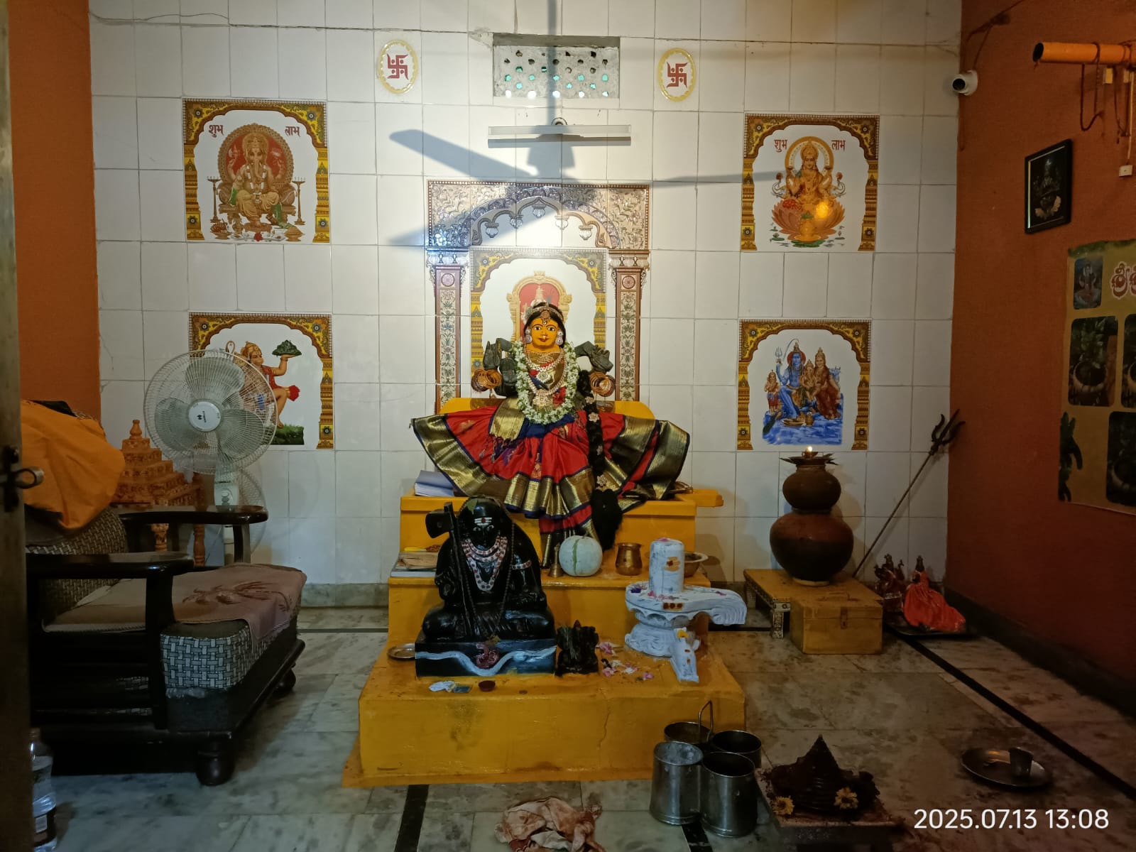 Hindu Home Shrine representing our spiritual foundation